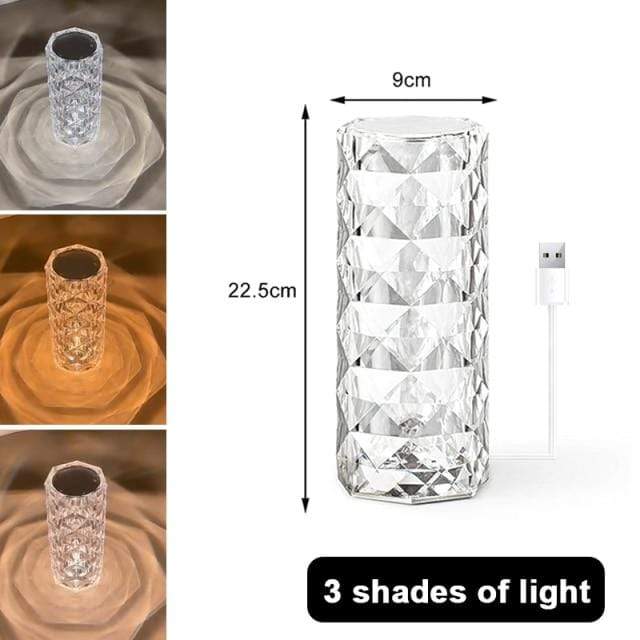 Crystal Diamond LED Lamp