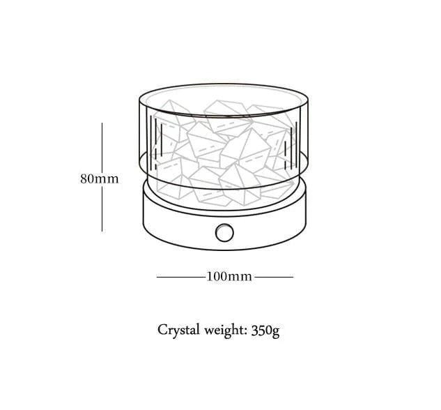 Crystal Stone Essential Oil Diffuser