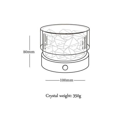 Crystal Stone Essential Oil Diffuser