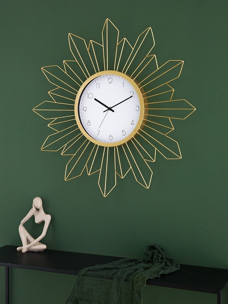 Crystalized Luxury Art Wall Clock