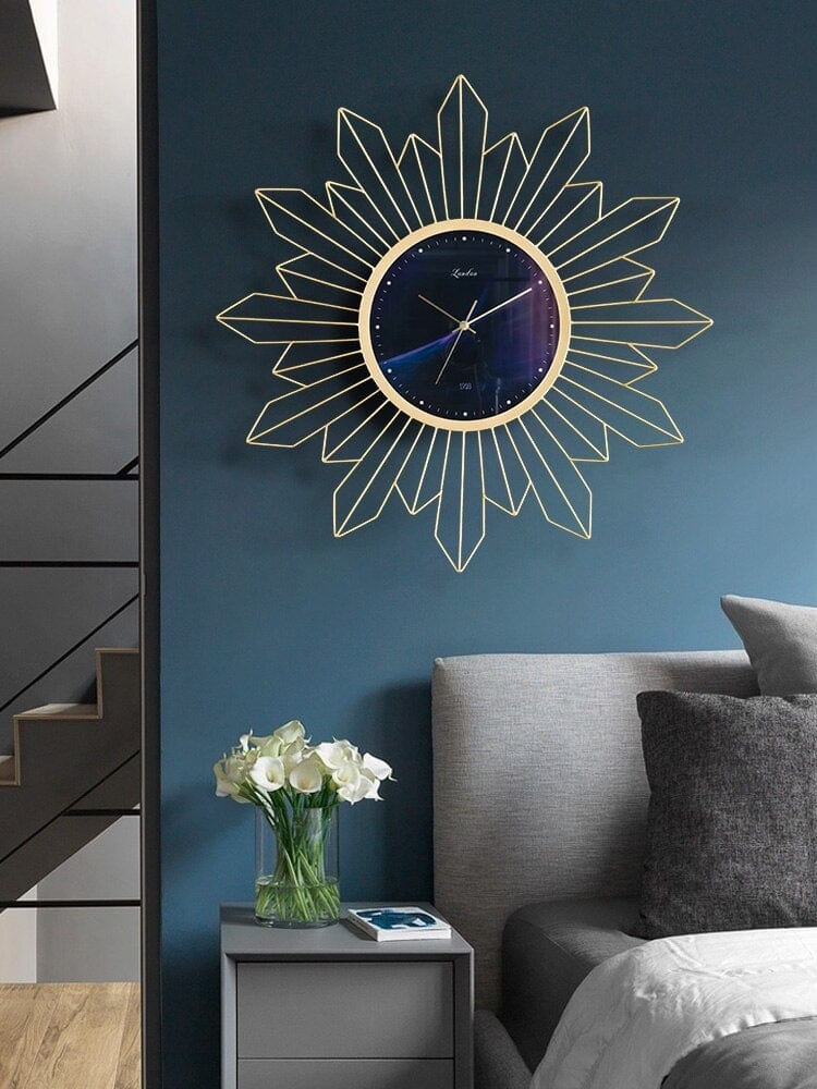 Crystalized Luxury Art Wall Clock