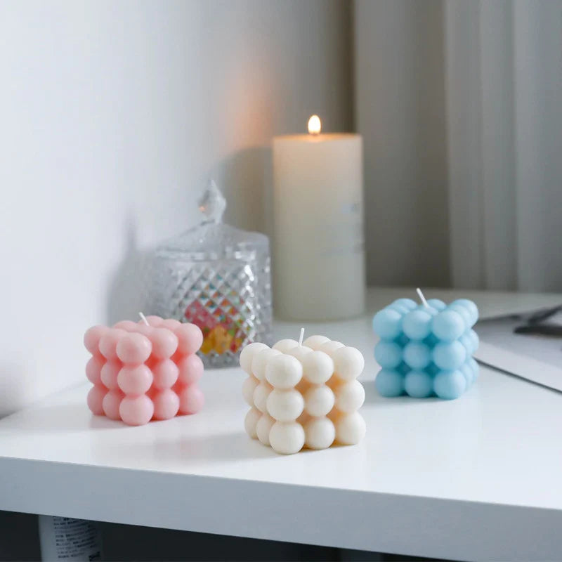 Cube Bubble Scented Candles