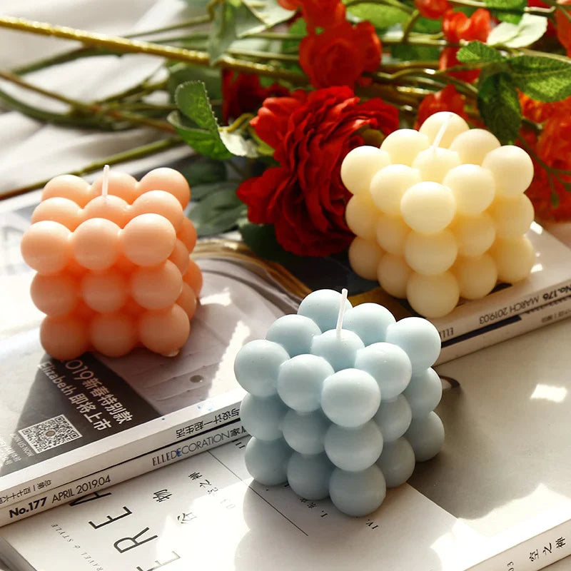 Cube Bubble Scented Candles