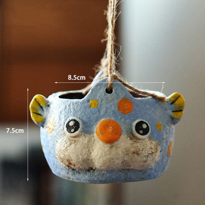 Cute Animal Hanging Flower Pot