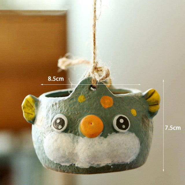 Cute Animal Hanging Flower Pot