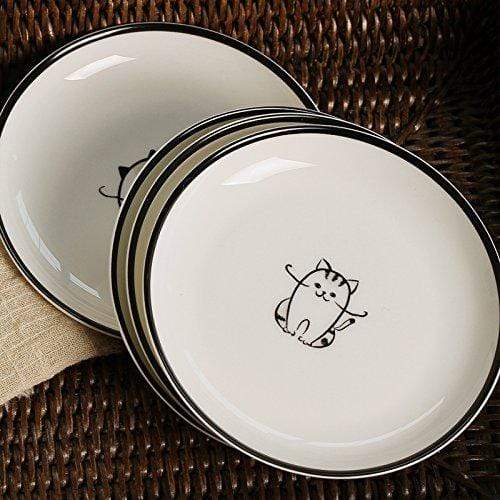 Cute Animals Plates 4pcs Set