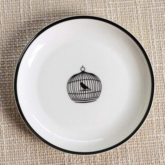 Cute Animals Plates 4pcs Set