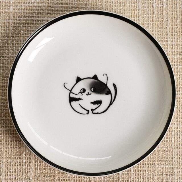 Cute Animals Plates 4pcs Set