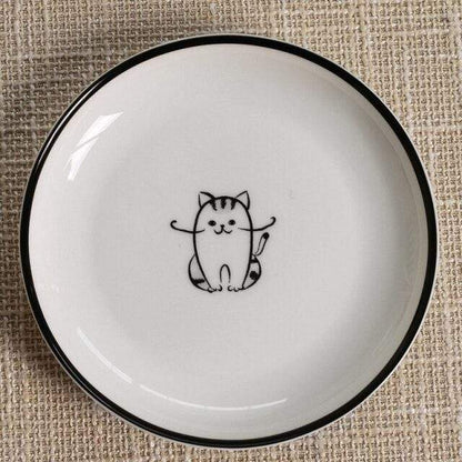 Cute Animals Plates 4pcs Set