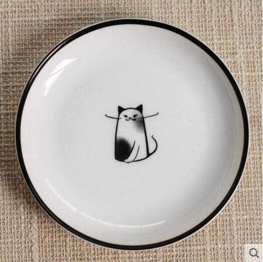 Cute Animals Plates 4pcs Set