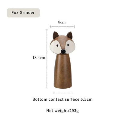 Cute Animals Salt And Pepper Mill Grinder