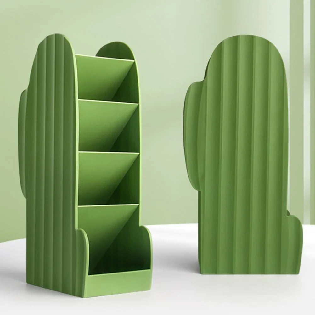 Cute Cactus Shaped Desktop Organizer