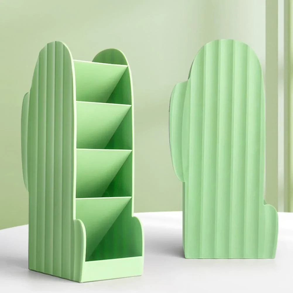 Cute Cactus Shaped Desktop Organizer