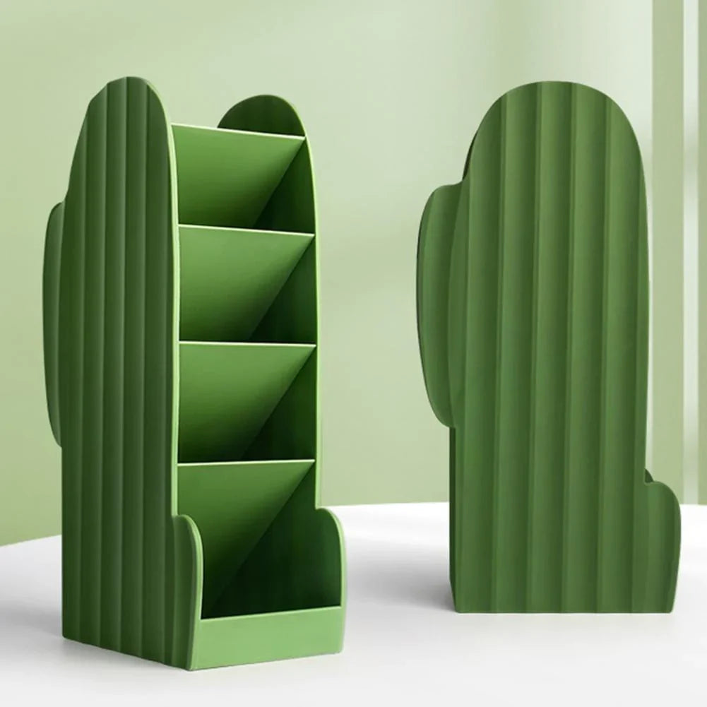 Cute Cactus Shaped Desktop Organizer