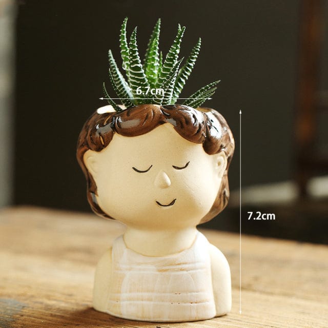 Cute Child Head Pots