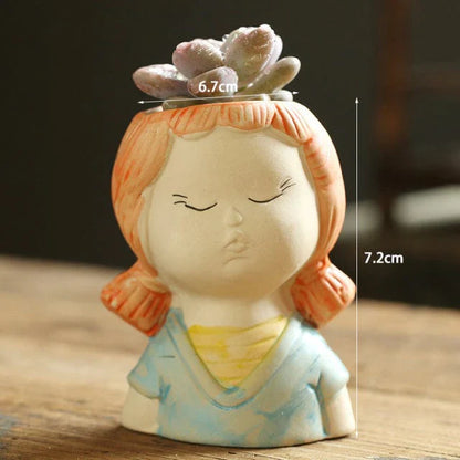 Cute Child Head Pots