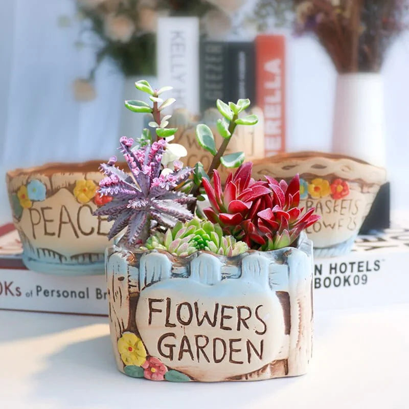 Cute Fence Shape Flower Pot