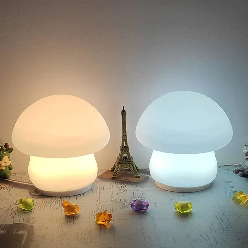 Cute Mushroom Bedside Night Light