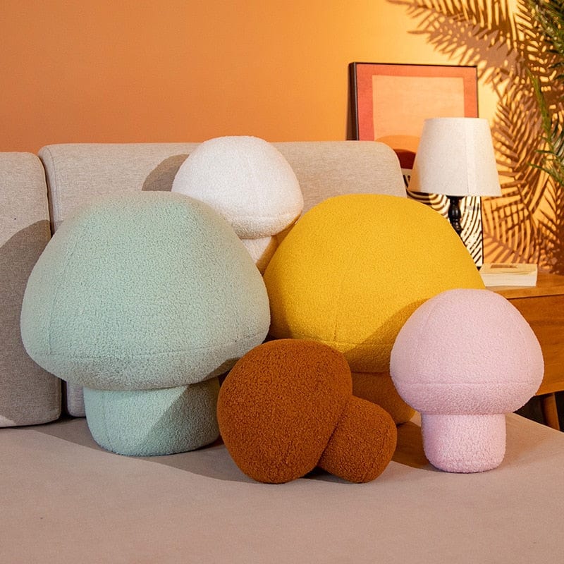 Cute Mushroom Plush Pillow