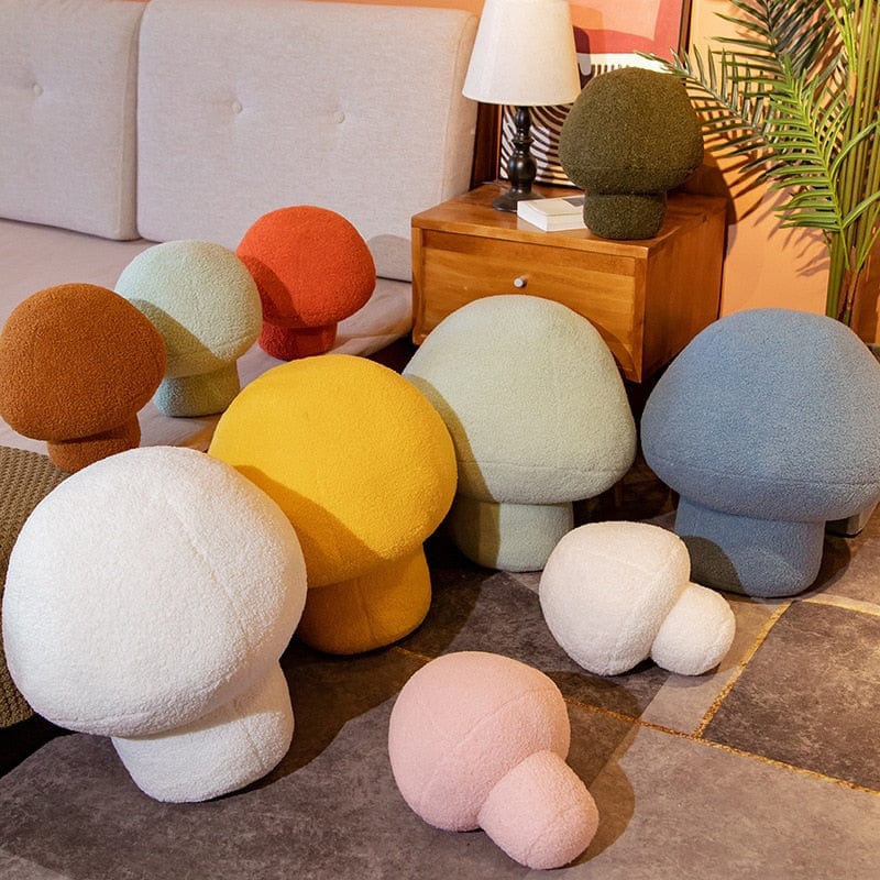 Cute Mushroom Plush Pillow