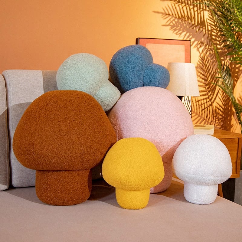 Cute Mushroom Plush Pillow