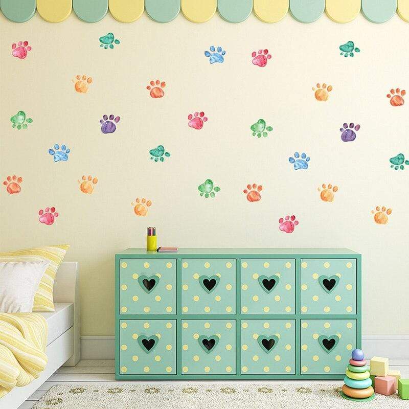 Cute Paws Wall sticker Stickers