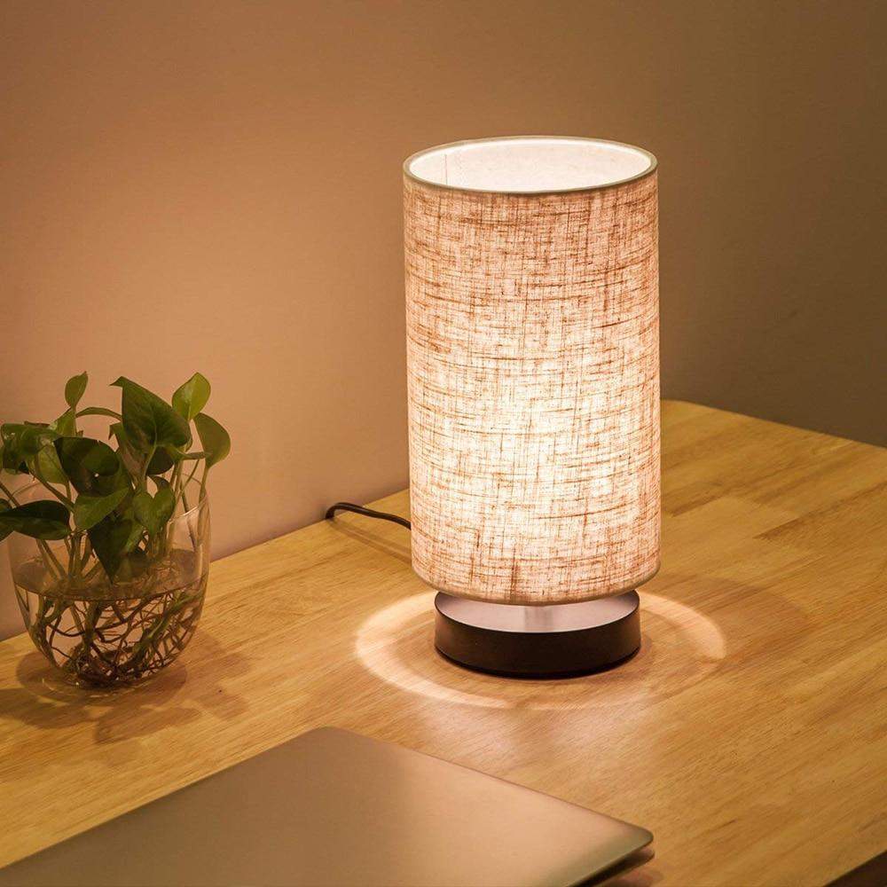 Cylidrical Bedside LED Lamp