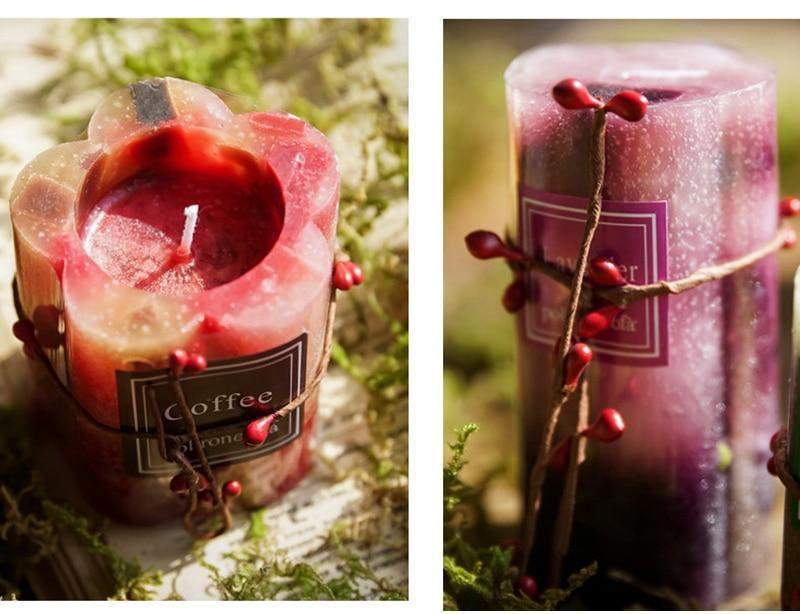 Cylindrical Scented Candles