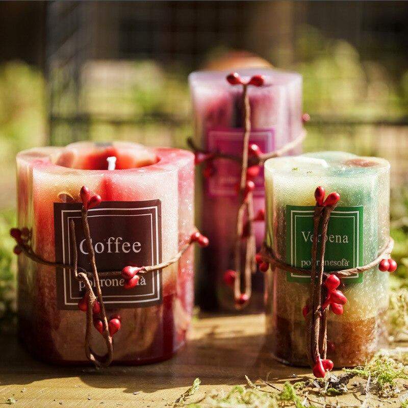 Cylindrical Scented Candles