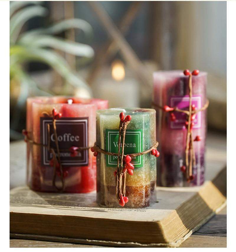 Cylindrical Scented Candles