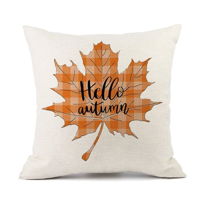 Fall Plaid Cushion Covers