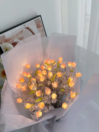 DIY LED Tulip Bouquet