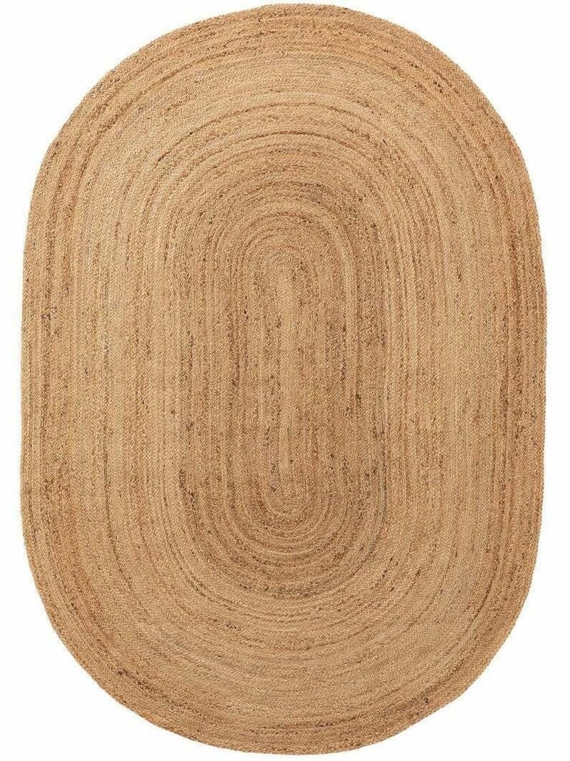 Daff Jute Braided Oval Rug