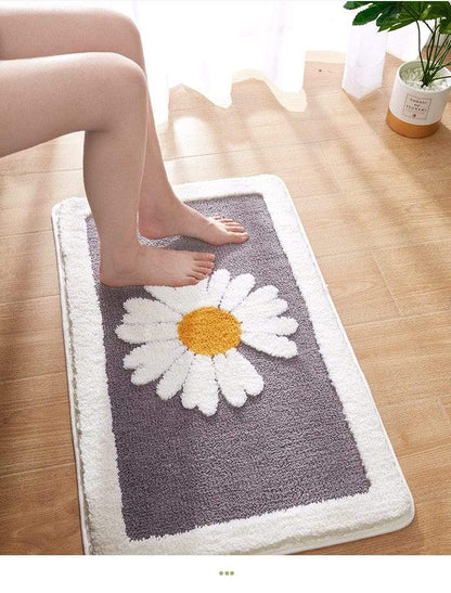 Daisy Bath Mat Bath Mat floor rug