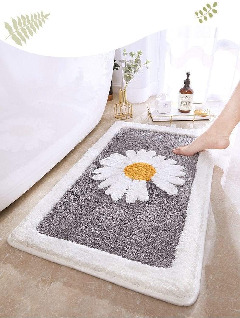 Daisy Bath Mat Bath Mat floor rug