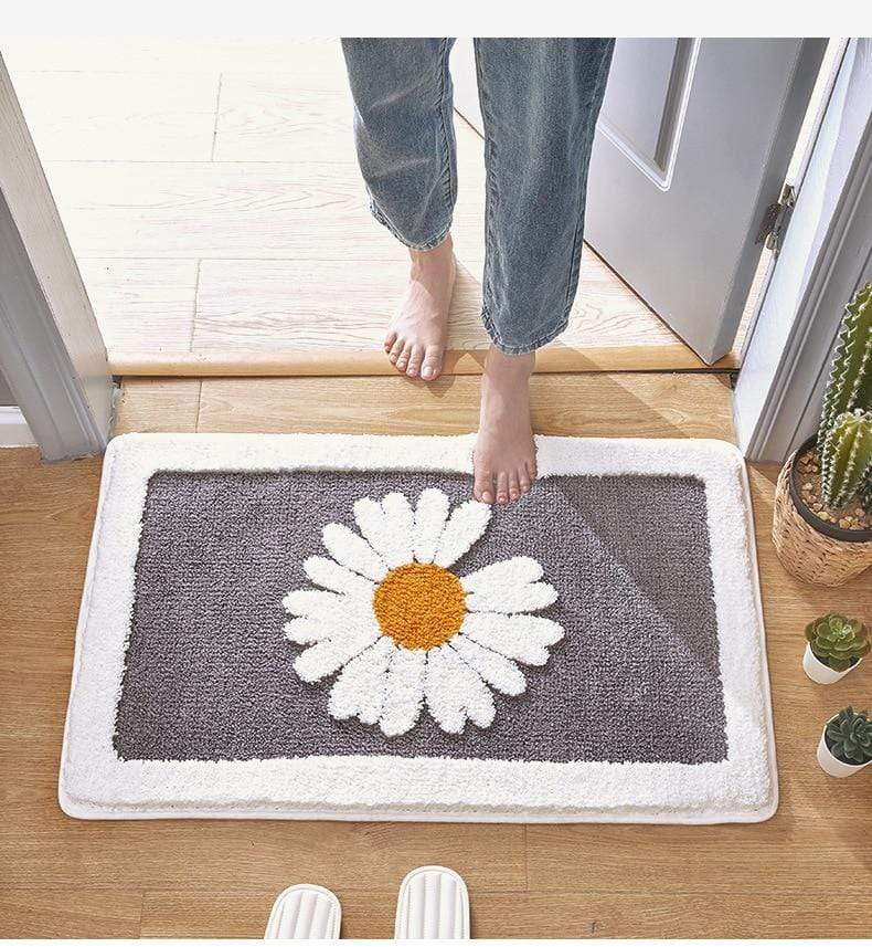 Daisy Bath Mat Bath Mat floor rug