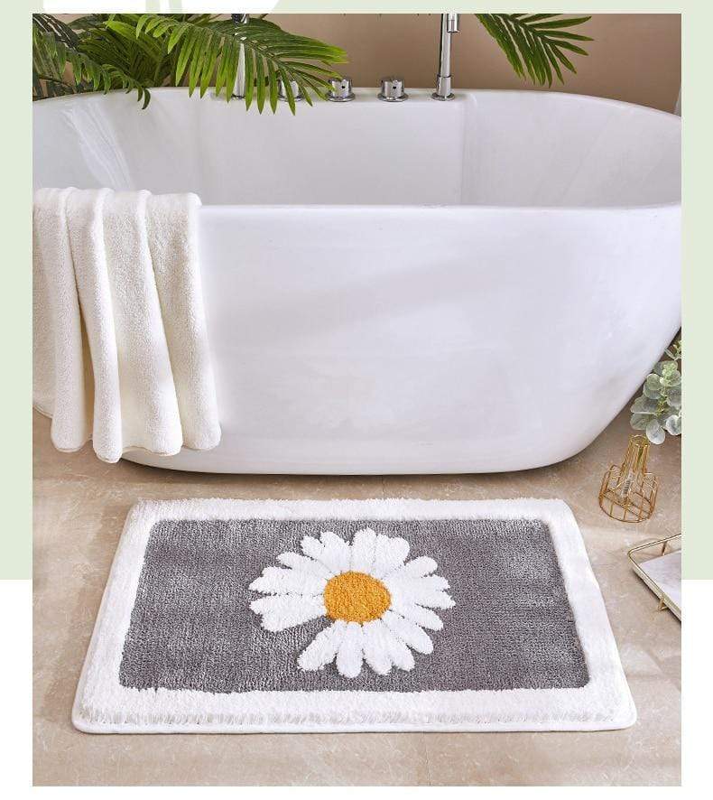 Daisy Bath Mat Bath Mat floor rug