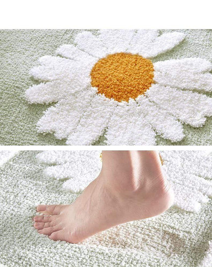 Daisy Bath Mat Bath Mat floor rug