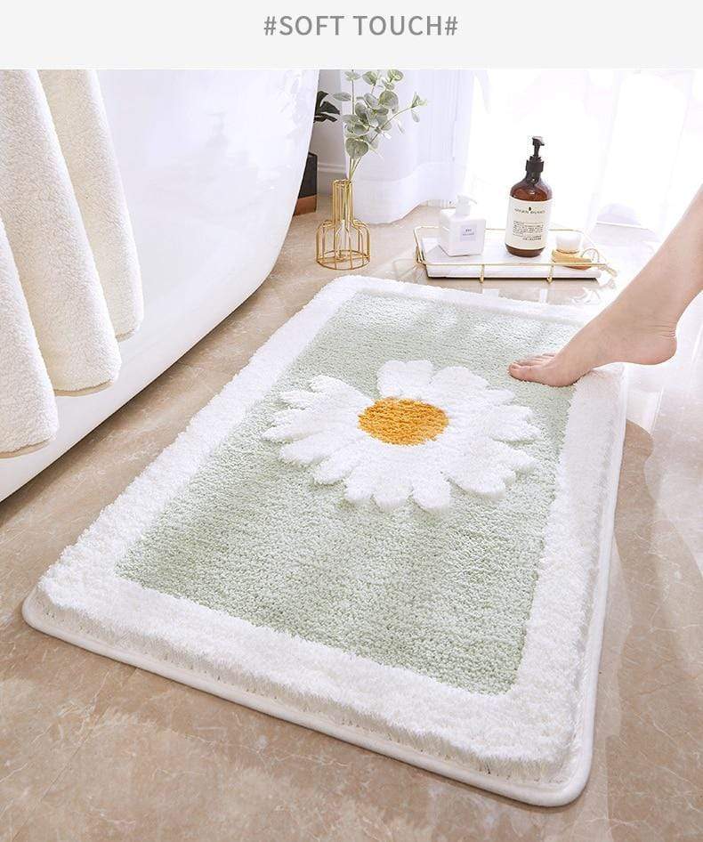 Daisy Bath Mat Bath Mat floor rug