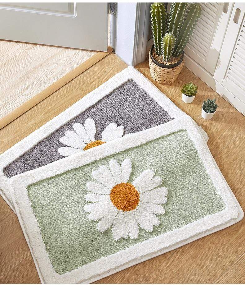 Daisy Bath Mat Bath Mat floor rug