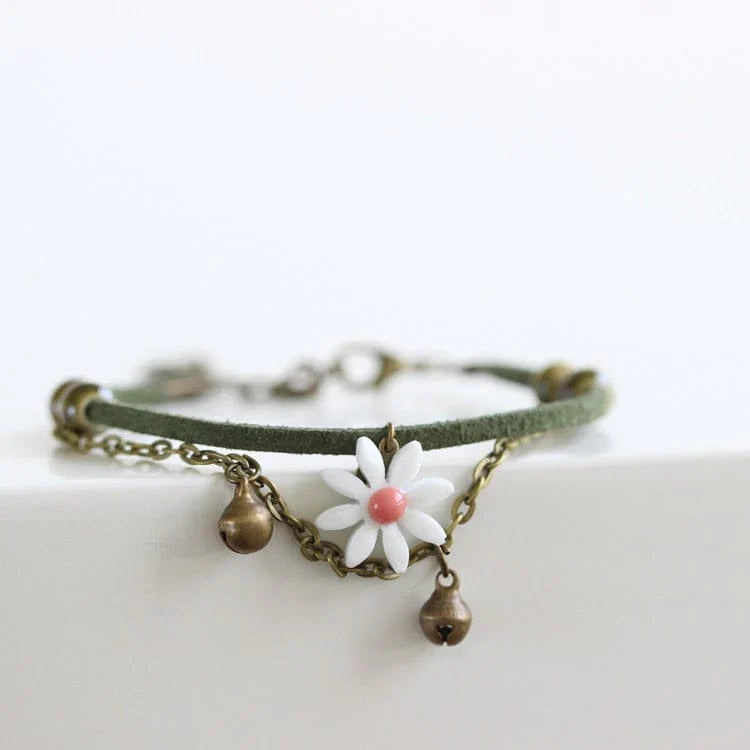 Daisy Beads Bells Bracelet