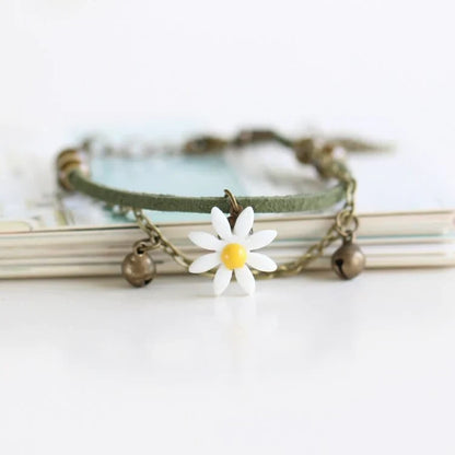 Daisy Beads Bells Bracelet