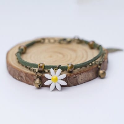 Daisy Beads Bells Bracelet