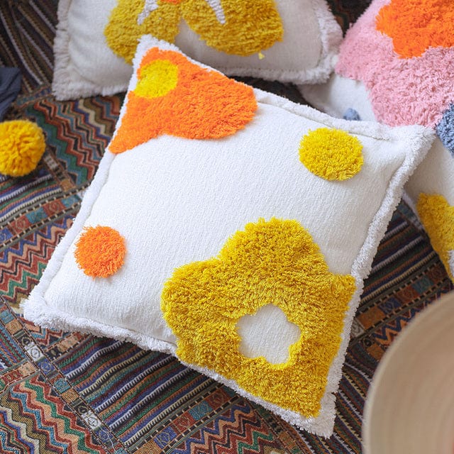 Daisy Patchwork Cushion Covers