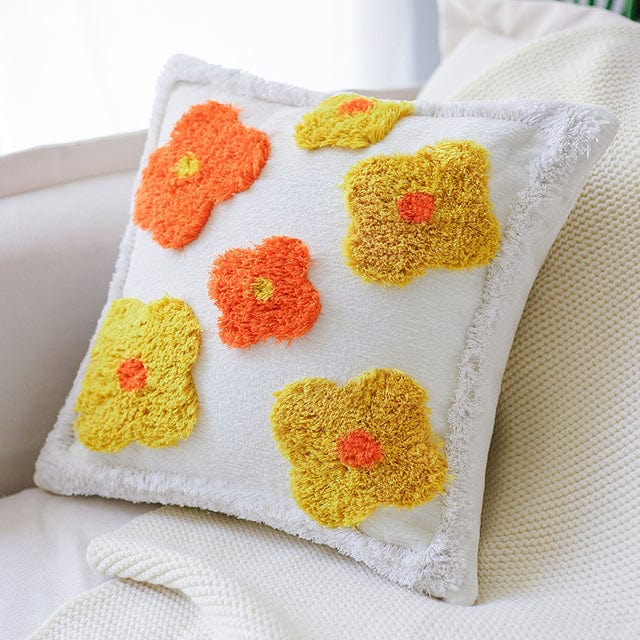 Daisy Patchwork Cushion Covers