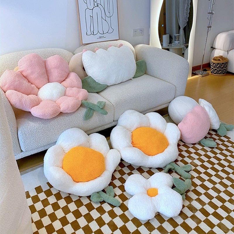 Daisy Pillow Chair Cushions