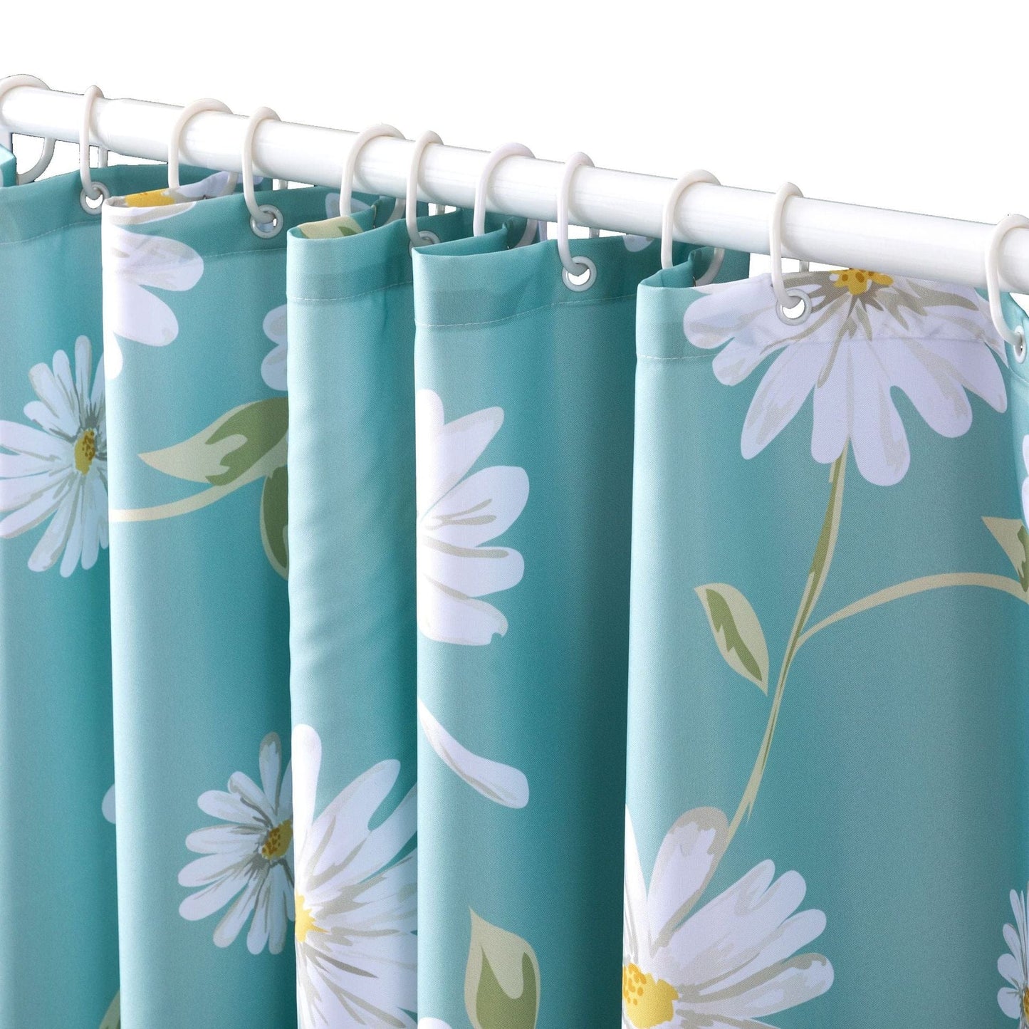 Daisy Sky Blue Shower Curtains