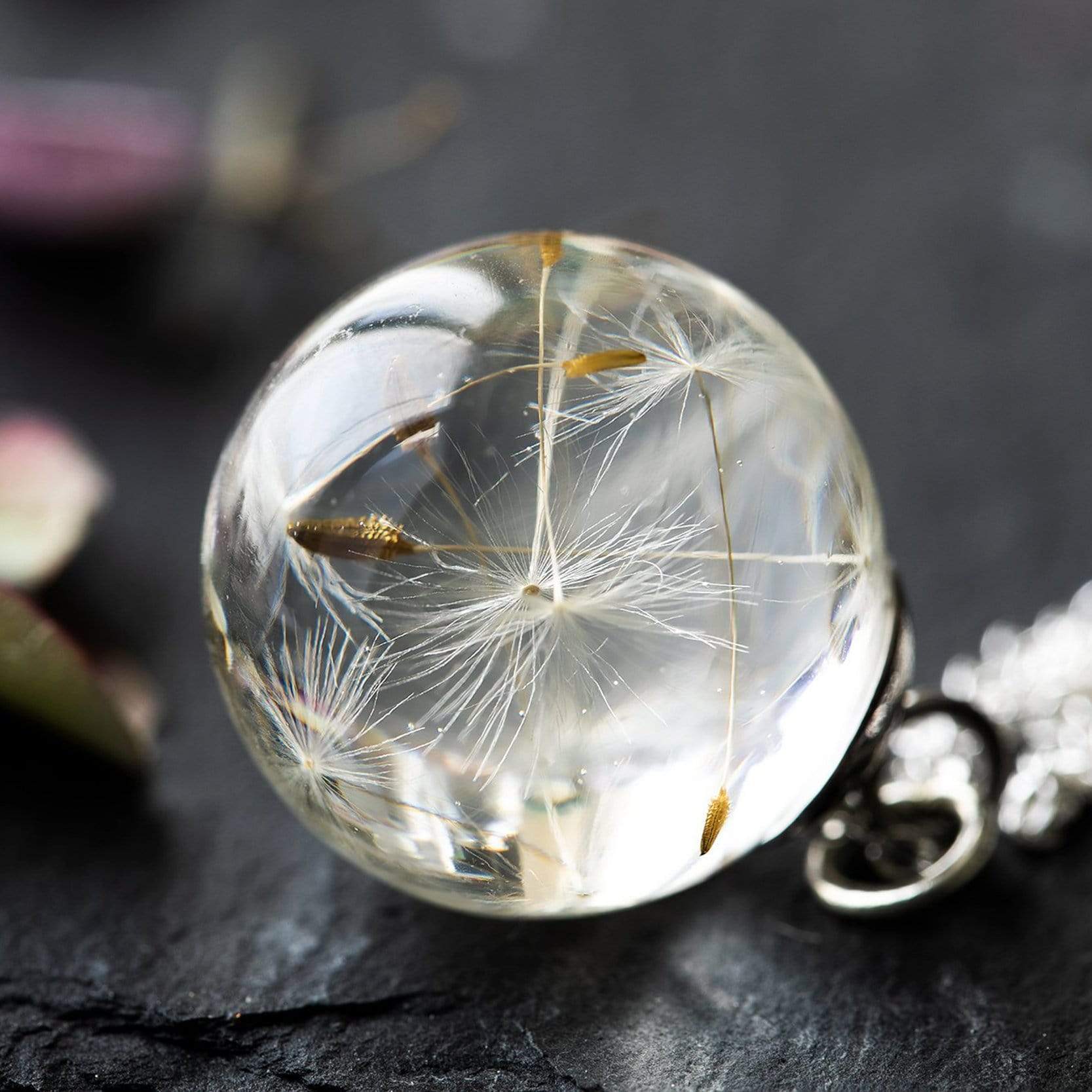 Dandelion Necklace Necklace