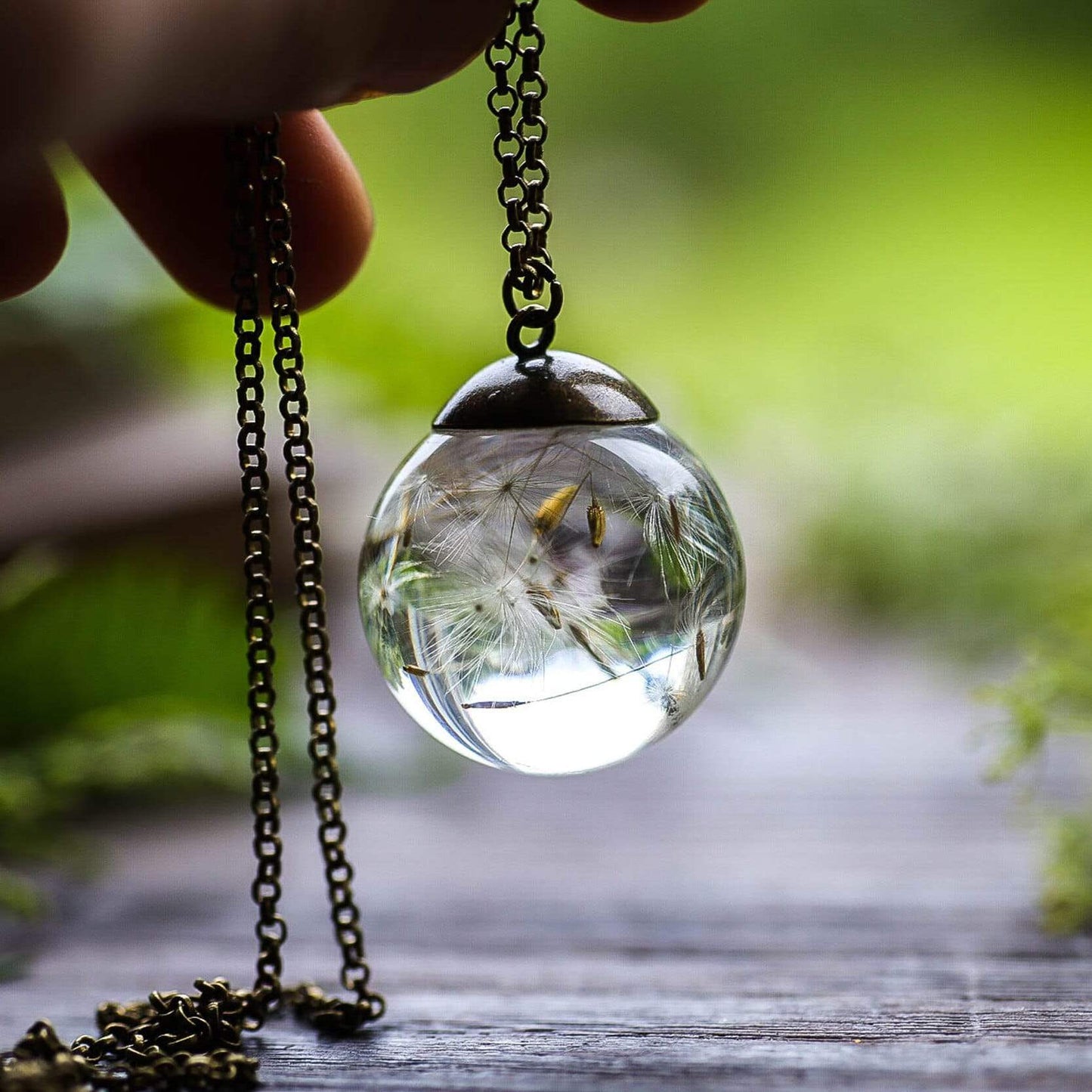 Dandelion Necklace Necklace