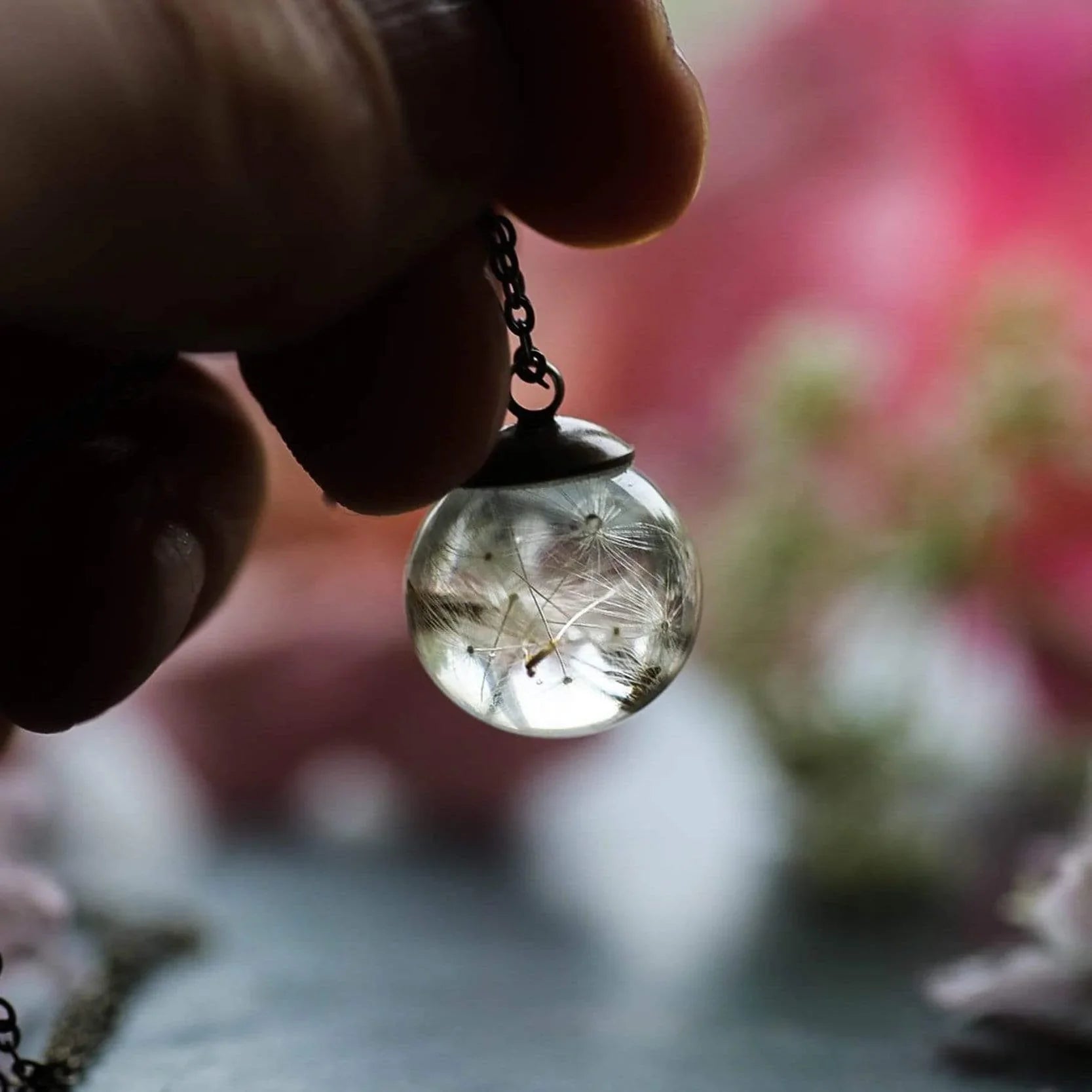 Dandelion Necklace Necklace